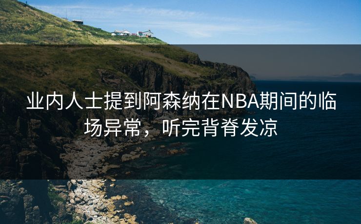 业内人士提到阿森纳在NBA期间的临场异常，听完背脊发凉